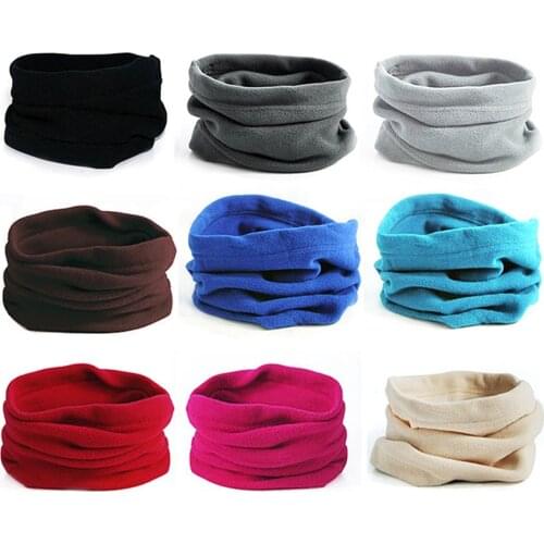 Outdoor Winter Thicken Warm Fleece Neck Warmer Cycling Scarves Men Bufanda Ski Climbing Neck Scarf Neck Warmers