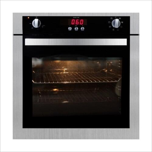 Bulit-in Ovens R012 New Touch Screen Oven Home Embedded Electric Oven Wind Grilled with Rotating Fork EF