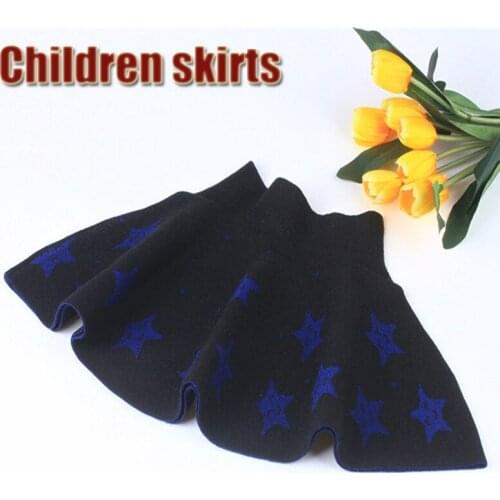 Fashion Fall Winter Colored Spun Yarn High Waist Short Skirts Tutu Children Girls Skirt Candy Color Skirt Skirts Elastic Texture