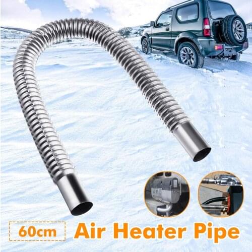 60cm Stainless Steel Air Parking Heater Exhaust Pipe Tube Gas Vent For Parking Air Diesel Heaters Car Accessories