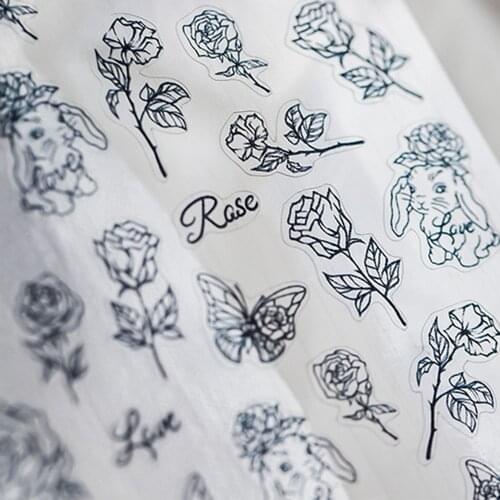 Manicure Accessories Rose Nail Art Stickers DIY Nail Art Decoration Nail Decal