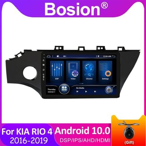 Bosion Android 10.0 For Kia RIO 4 2016-2019 Car Radio Multimedia Video Player 2 Din GPS Navigation stereo IPS DSP HDMI AHD 4+64G