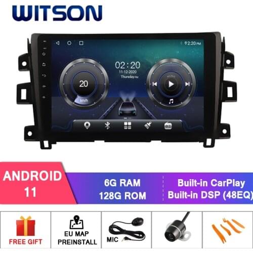 WITSON Android 10.0 CAR DVD SYSTEM for NISSAN NAVARA LHD 2016 car dvd player link/DAB support