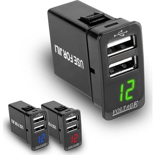 Red 12V/4.2A Dual USB Car Electronic Charger Cigarette Lighter Socket Use Work Powerful And Free Shipping