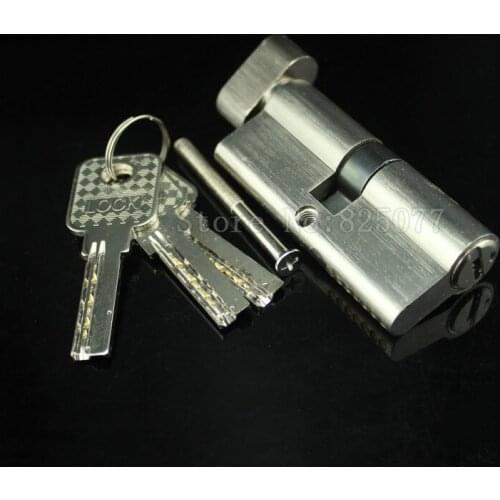 Free Shipping 1pcs High Quality Door Lock Cylinder Interior Door Lock Cylinder With 3 Brass Key Lock Gall HM181