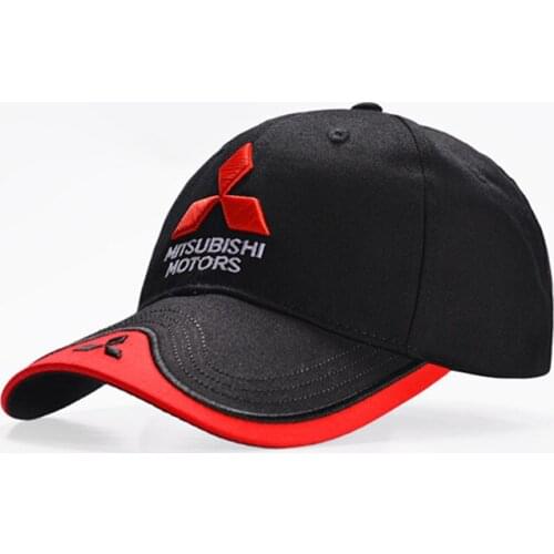 Baseball Cap Mitsubishi logo Embroidery Casual Snapback Hat 2019 New Fashion High Quality Man Racing Motorcycle Sport hat K