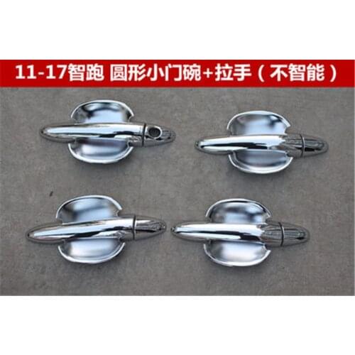 For 2011-2017 KIA Sportager ABS Chrome Door Handle Bowl Door handle Protective covering Cover Trim Car-styling