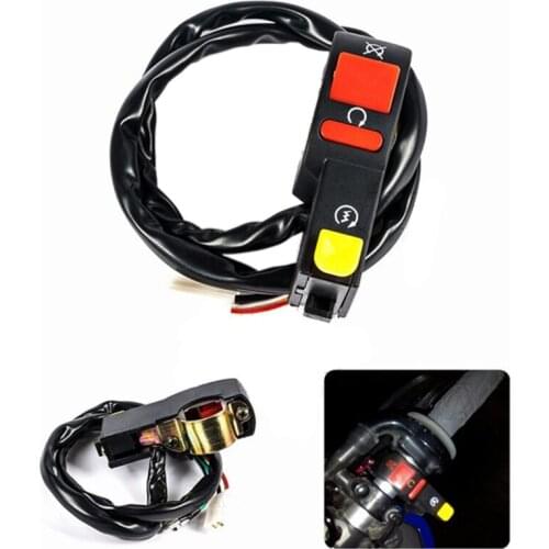 Electric Start Stop On Off Button Kill Switch Motorcycle Dirt ATV Quad Bike