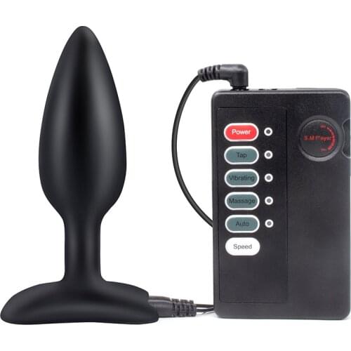 Taser Anal Plug Electric Shocker Sex Toys For Men Penis Silicone ButtPlug Prostate Massager Medical Themed Toys Bdsm