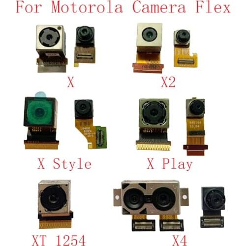 Back Rear Front Camera Flex Cable For Motorola Moto X4 X X2 X Style X Play XT1254 Main Camera Module Repair Replacement Parts
