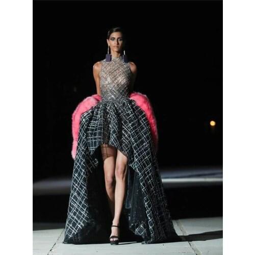 Nice Women Summer Off the Shoulde Plaid Sequins Fish Newlife Full-Length Rayon Celebrity Sexy Evening Party Dress