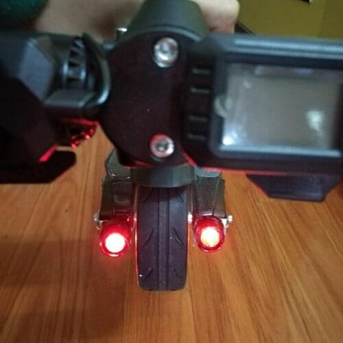 Jack Hot Carbon Fiber Electric Scooter Accessories Rear Tail Light Warning Light Car Tail Light Decoration Night Safety Light