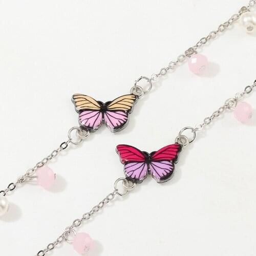 Cute Butterfly Bracelet For Women Street Style Chain Bracelet Korean Fashion Bracelet Jewelry Gifts