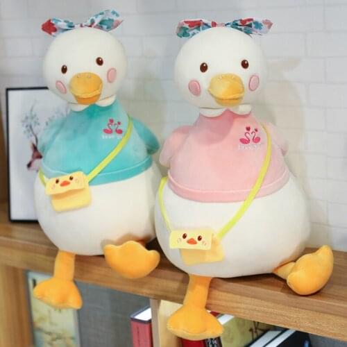 45 / 70cm Soft Cute Original Duck Doll Girl Sleeping With Plush Stuffed Animal Toy Childrens Gift
