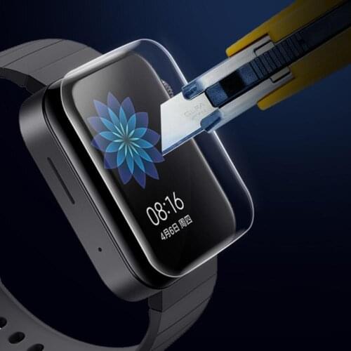 1/2/5Pc Soft Glass Protective Film Clear Guard Protection For Xiao mi Huami Amazfit Smartwatch Display Screen Protector Cover