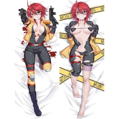 Anime pillowcase Monster Musume no Iru Nichijou characters sexy girl Zombina Dakimakura pillow cover hugging body pillowcase