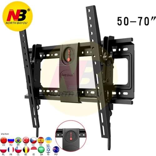 NB DF70-T popular 50"-70" 125lbs metal BIG tv lift mechanism articulating bracket lcd wall stand Tilt down up and down tv mount