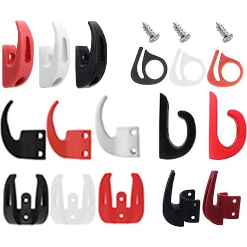 Electric Scooter Nylon Front Hook Portable Grip Handle Hook Hanger for Ninebot MAX G30 Kick Scooter Accessories Red Black White