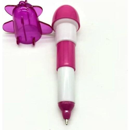 Office stationery capsule pen creative airplane pen cute cartoon telescopic capsule pen student prize gift