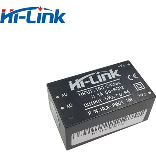Manufacturer of HLK-PM01 110V to 5V 600mA output shenzhen Hi-Link switching power supply