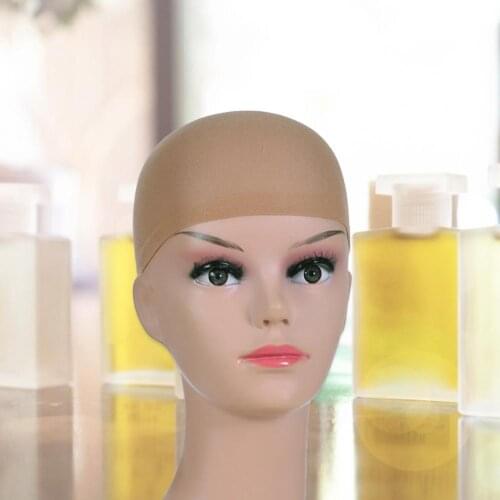 2Pc Practical Elastic Lace Hairnet Mesh Wig Cap Hair Net For Weave Hairnets Wig Nets Stretch Mesh Wig Hat Soft Nylon Stretch Cap