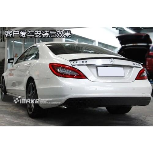 Fit for Mercedes-Benz W218 CLS300 CLS350 CLS63 carbon fiber rear spoiler rear wing