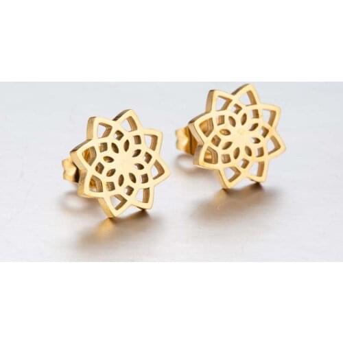 1 Pair Snowflake Ladies Ear Studs Handmade Hypoallergenic Ear Studs Jewelry Gifts Ear Pendants For Woman