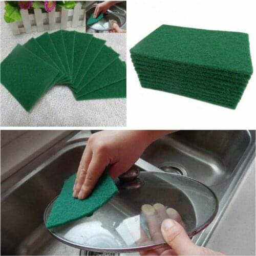 10pcs Cellulose Sponge Dishcloth Oil-Free Cleaning Cloth Household Supplies For Cookware Utensil Dish