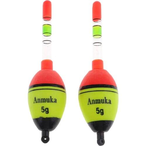 2 Pieces Rock Sea Fishing Buoy Fishing Float Luminous Vertical Buoy Tackle A solid structure, durable to use