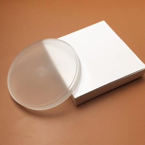 20 Pieces Matte surface Dental PMMA Disc with Clear Color Transparent Dental PMMA Block for CADCAM with Frosted Surface