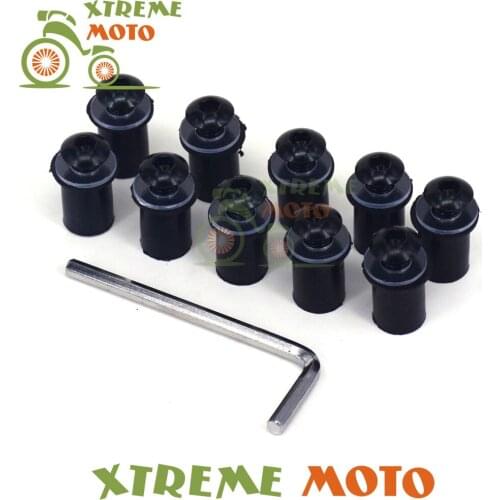 10X Motorcycle M5 5mm Windscreen Windshield Bolts Screw Kit For Ducati S4R S4RS 748 916 996 998 999 749 1098 1198 S R