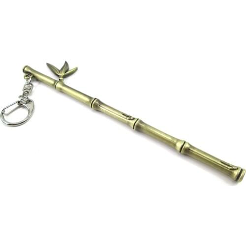 Bsarai Swift Scout Panda Teemo 16cm/6.3'' Staff Model Toy Bronze Key Chain/Ring