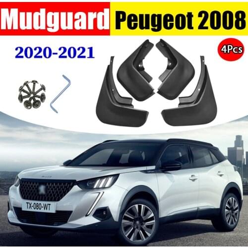 Applicable to Peugeout Series mudguards 2020-2021Puegeot 2008 cars modified with decorativetire mudguards tire mudguards