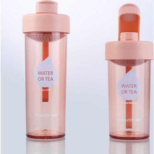 1PC 400ml BPA free Water Bottles Bicycle Camping Cycling Sport Plastic Drink Tea Water Bottle Shaker Bottle JA 0014