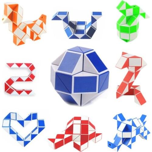 Children Folding Ruler Puzzle Toy DIY Creative Variety Magic Ruler Puzzle Exercise Logical Thinking Antistress Adult Toy Gifts