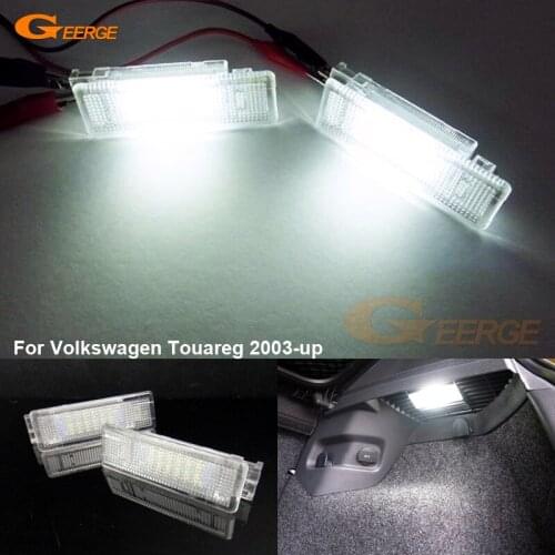 For Volkswagen Touareg 2003-up Excellent Ultra bright led Luggage Compartment Trunk lamp light No OBC error car Accessories