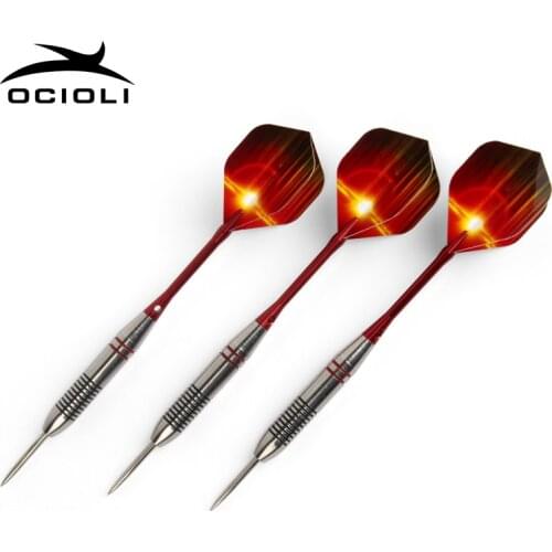 New 3 Pcs/Sets of Darts Professional 24g Steel Tip Dart With Aluminium Shafts Nice Dart Flights High Quality