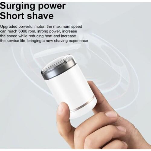 2021 Mini Hair Trimmer For Men Portable Electric Clipper Hair Cutting Machine Portable Car Travel Beard Knife