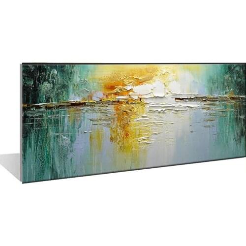 Sea Hot sell Knife High Quality Oil Paints Abstract Horse Oil Painting On Canvas Handmade Animal Indian Horse Paintings