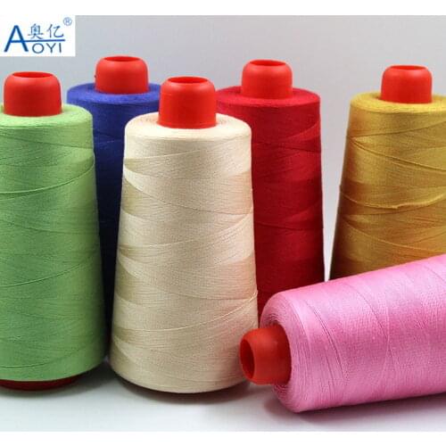 20S/3 cotton thread 0.35mm used for clothing fabric 3000m jean sewing thread sturdy and wearable sewing machine polyester thread