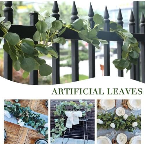 Artificial Plant Greenery Romantic 2M Simulated Eucalyptus Ornament Fashion 2M Simulated Eucalyptus Livingroom Fashion 2M