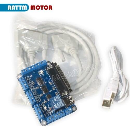 CNC Breakout Board 5 Axis Interface V5 Type for MACH3 / EMC2 / KCAM4 Parallel Port