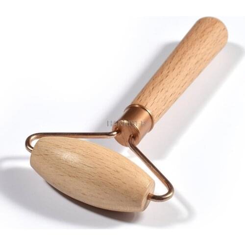 Ju wood face beauty roller massager wood facial scrapping