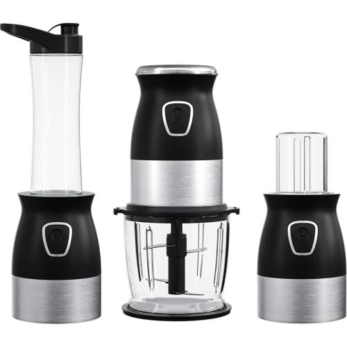 3 in 1 Multifuncional Processador Blender, Mixer, Meat Grinder,500W High Power 900mL Food Processor With Chopper