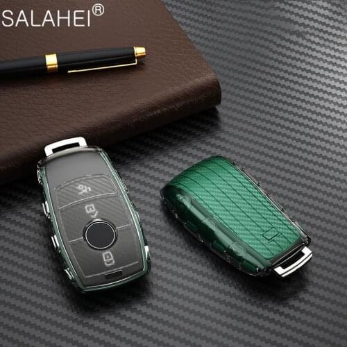 Soft TPU Car Key Case Cover FOB for Mercedes Benz W213 E200 E260 E300 E320 S320L S350 S450 Protect Key Covers Shell Car Interior