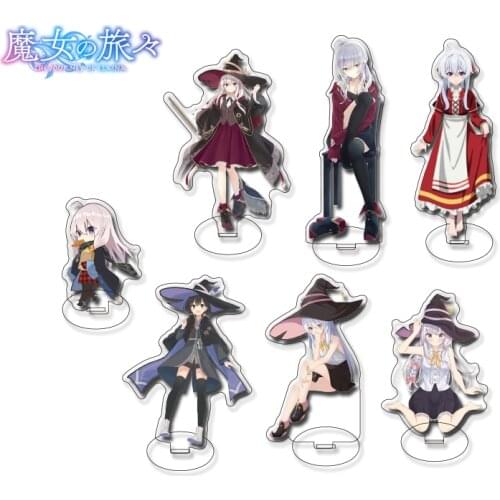 NEW Anime Wandering Witch: The Journey of Elaina Fran Acrylic Stand Model Plate Desktop Decor Toy Cosplay