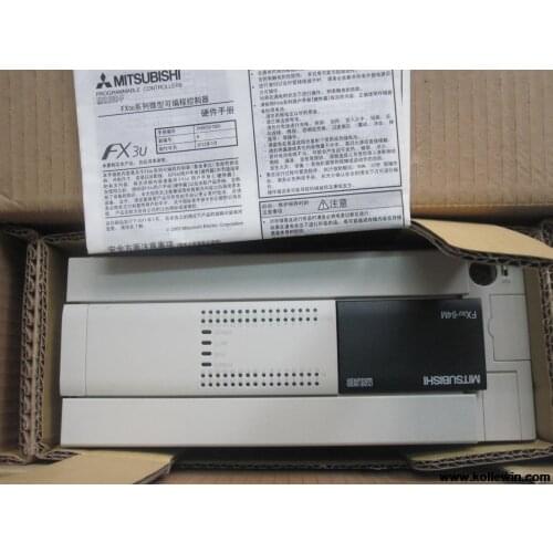 New Melsec programmable logic controller FX3U-64MT/ES-A 32 Inputs 32 Outputs quality is guaranteed 1 year warranty
