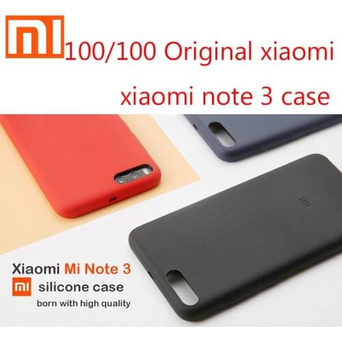 Original XIAOMI MI note 3 case cover ( Silica )xiaomi note3 Silica gel case Funda business red For xiaomi case xiaomi note3