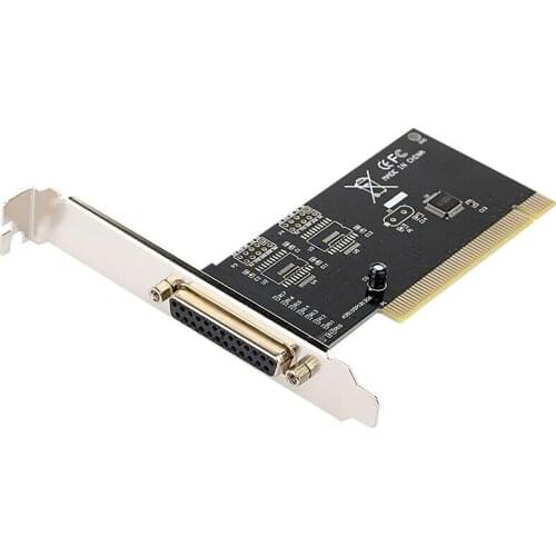 PCI card Desktop computer PCIE parallel port card PCI transfer parallel port card IEEE1284 expansion card LPT printer 25 pinhole