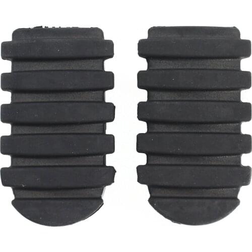 Black Fußrastengummi Foot Pegs Footrest Rubber Cover For HONDA CRF1000L Africa Twin